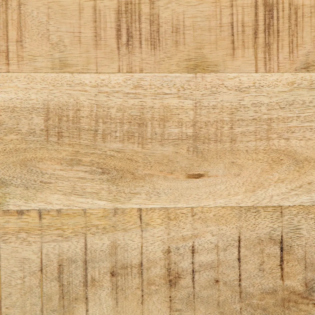 Mobile TV a Parete 100x32x25 cm Legno Grezzo Massello di Mango 4104525