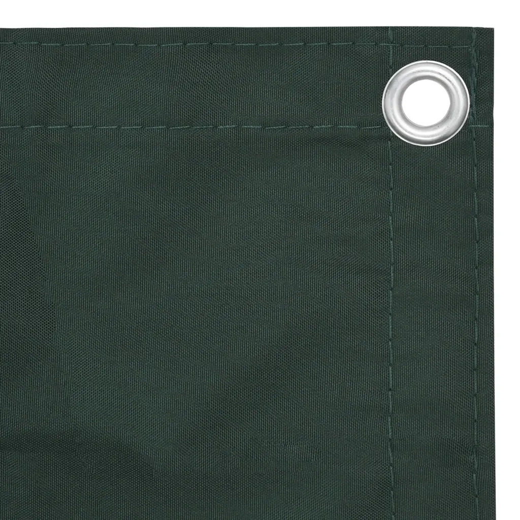 Paravento da Balcone-Pannello per balcone Verde Scuro 120x300 cm Tessuto Oxford
