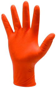 GUANTI MONOUSO IN NITRILE SUPREM 8 DPI 3 ARANCIONE XXL 50 PEZZI