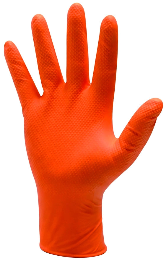 GUANTI MONOUSO IN NITRILE SUPREM 8 DPI 3 ARANCIONE XXL 50 PEZZI