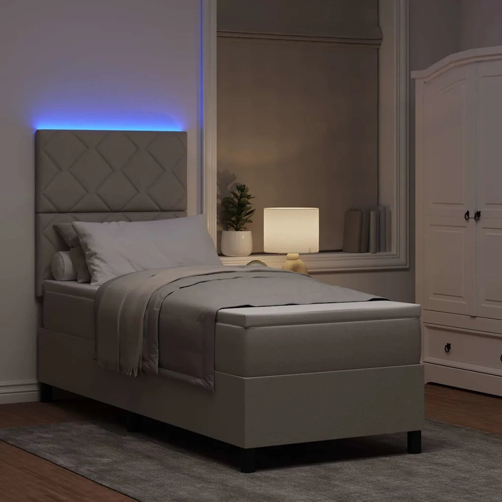 Letto a molle con materasso con led Talpa 80 x 200 cm Tessuto 3342904