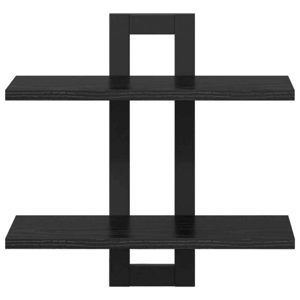 Scaffali flottanti Rovere Nero 40 x 15 x 40 cm 8012413