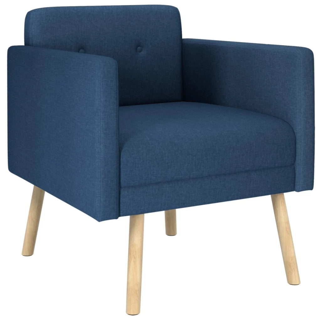 Sedia d'accento Blu Tessuto 42044790