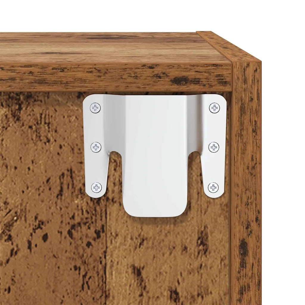 Set mobile TV 2 pcs Legno vecchio 37 x 37 x 142,5 cm