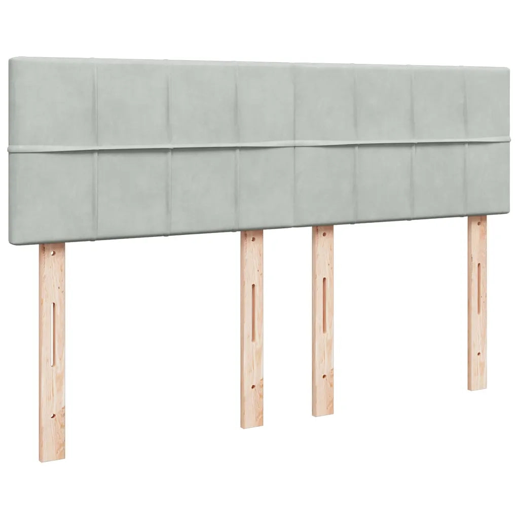 Struttura Letto Pouf con Materasso 140x190 cm Velluto 3311771