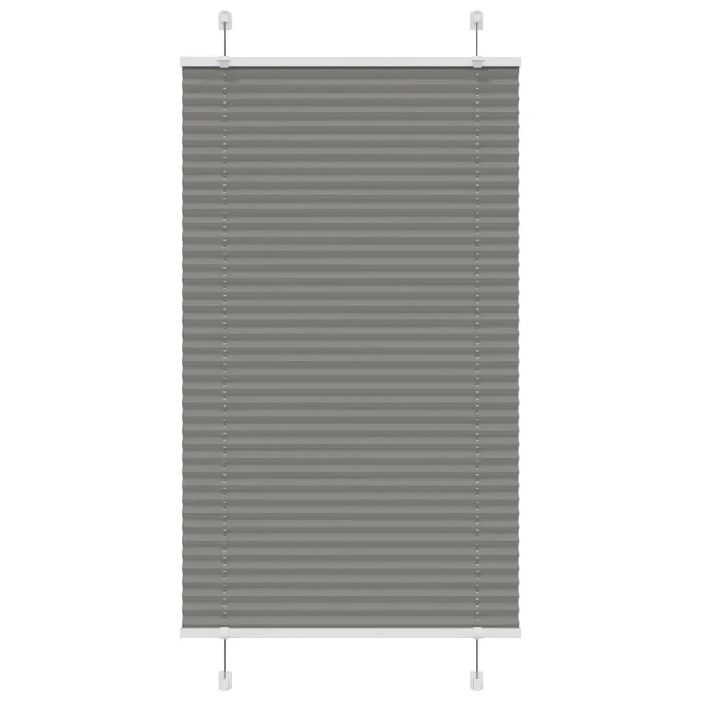 Tenda Plissettata Antracite 70x100 cm Larghezza Tessuto 69,4 cm 4015069