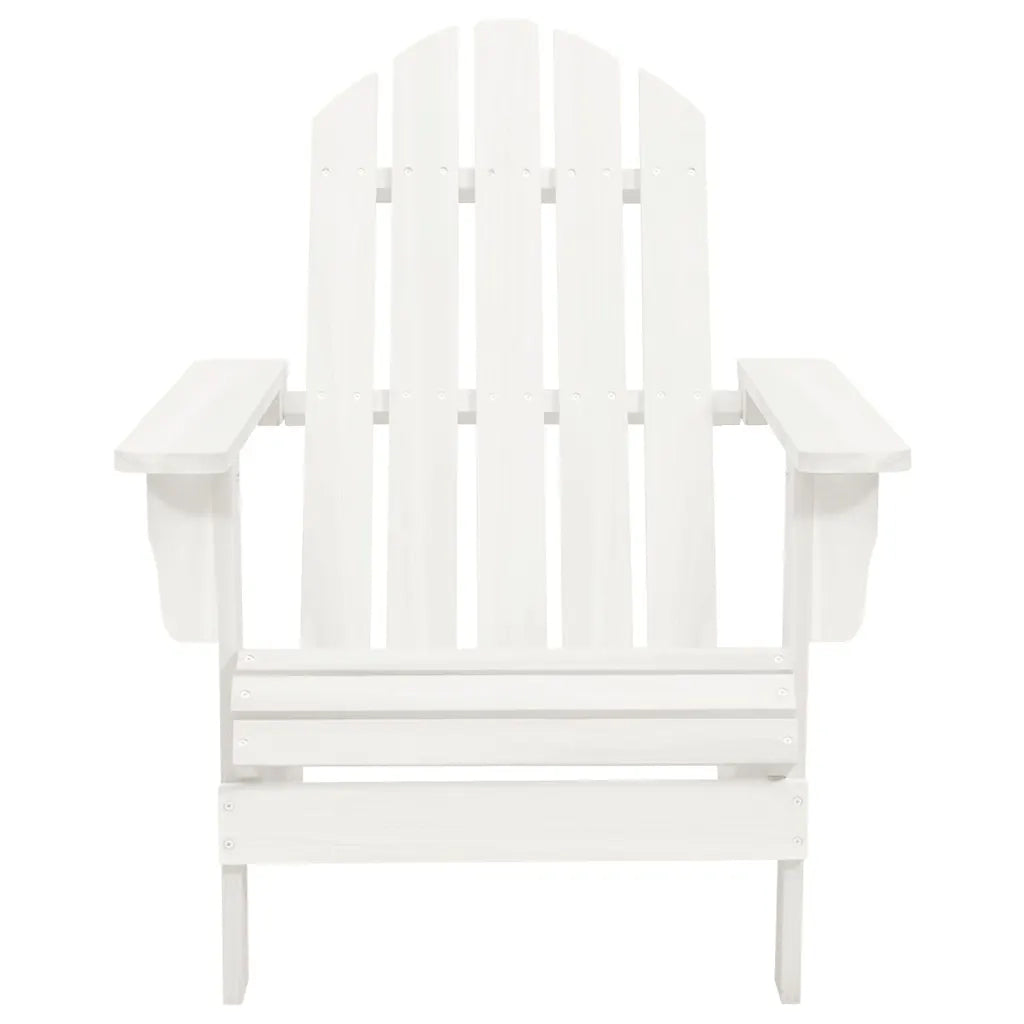 Sedia da Giardino Adirondack con Tavolino in Legno-Mobili da giardino Abete Bianca