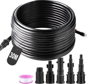 Serpentina di scarico 30 m 180 bar - 5 adattatori - compatibile con Lavor Interpump Bosch