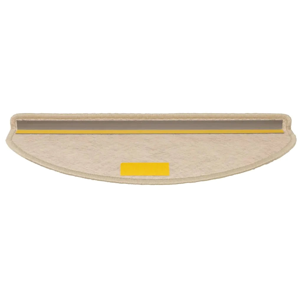Tappeti Autoadesivi Scale Aspetto Sisal 30 pz 65x21x4 cm Sabbia 3365879