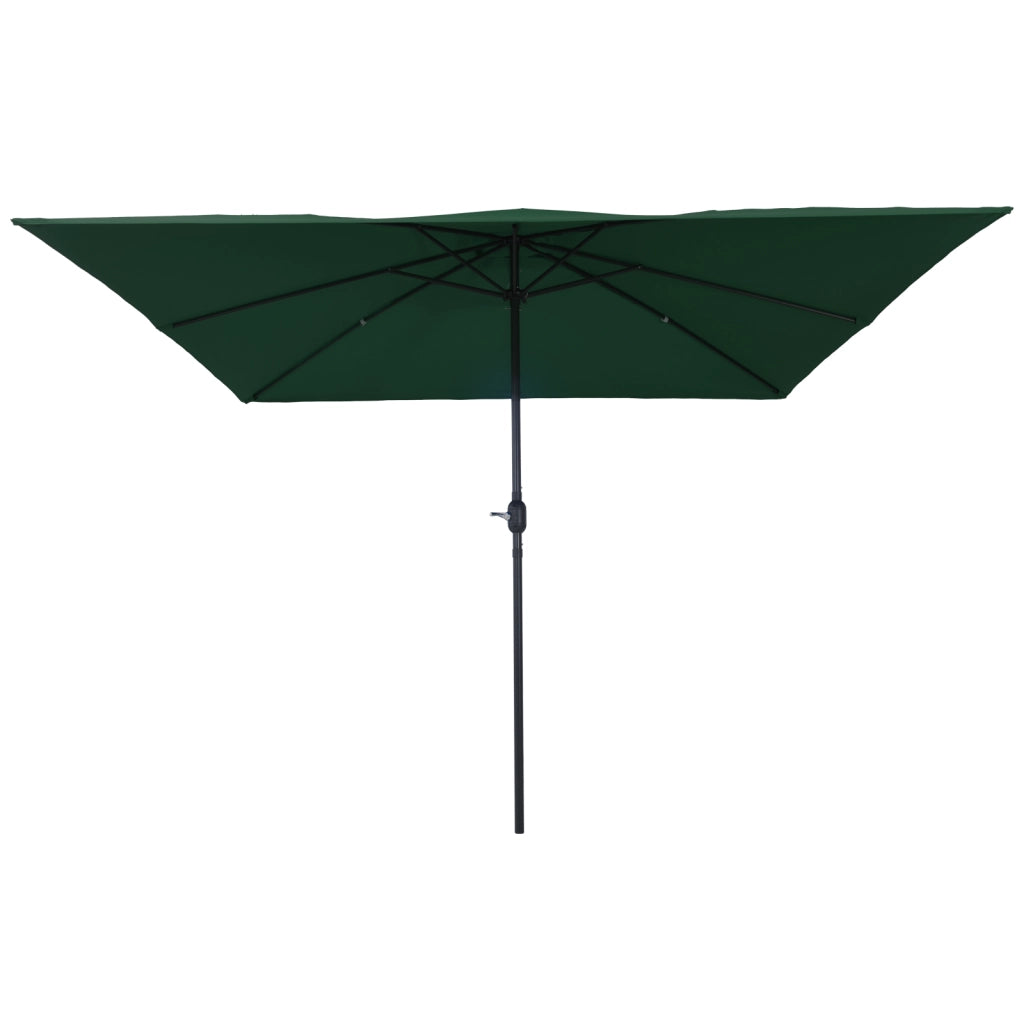 Ombrellone Quadrato da Giardino  295x245 cm Verde