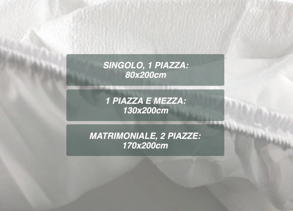 Coprirete Coprimaterasso Trapuntato Anallergico Con Elastici Agli Angoli Made Italy - Singolo - Coprirete