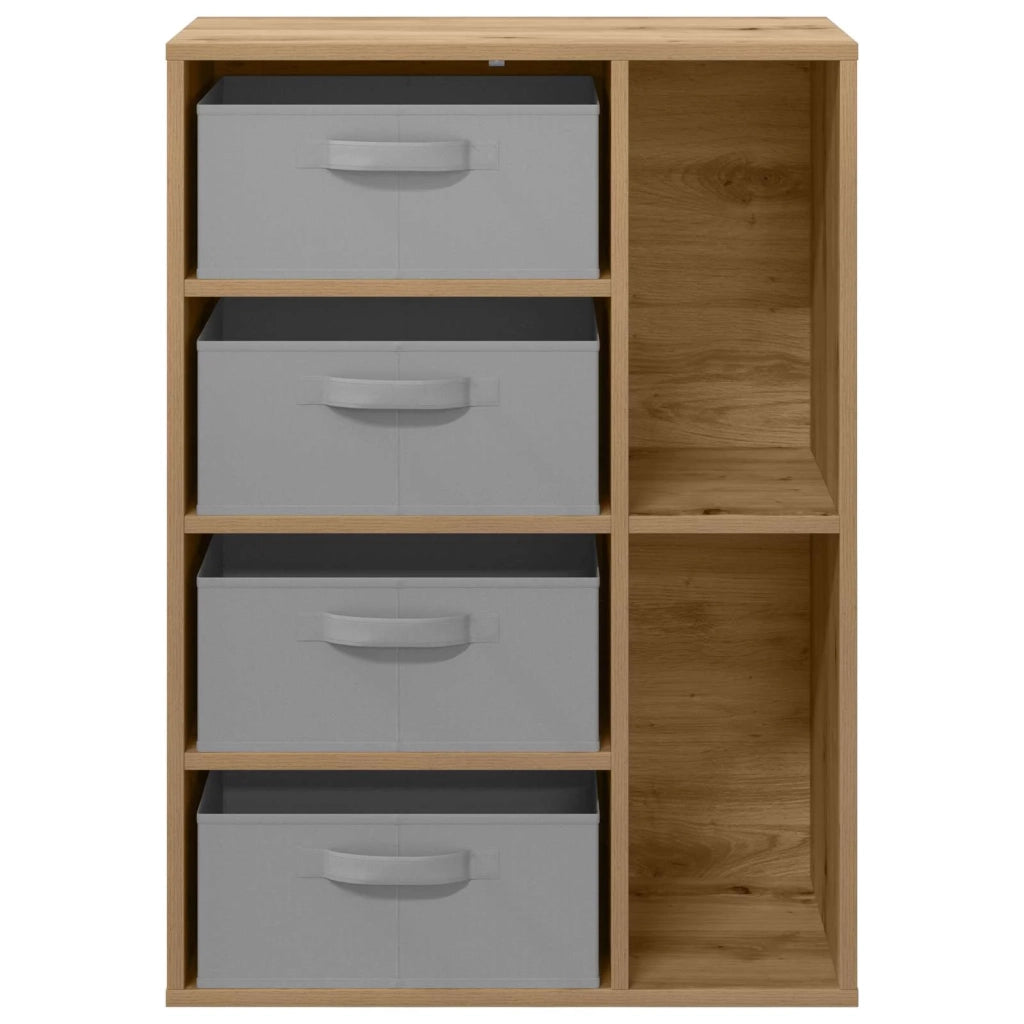 Credenza con cassetto Rovere artigianale 60 x 33,5 x 84 cm
