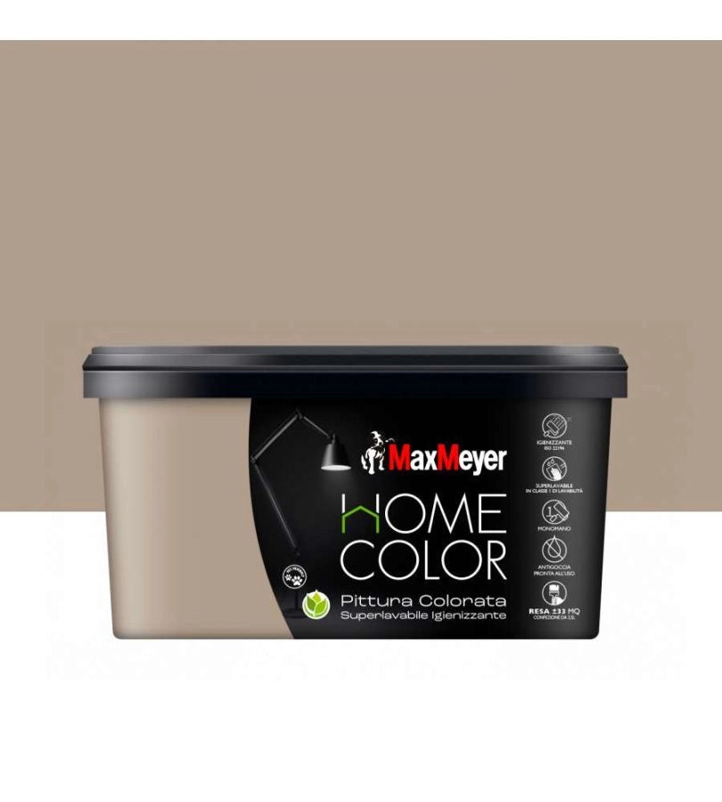PITTURA COLORATA SUPERLAVABILE IGIENIZZANTE SAVANA 2,5L DI MAX MEYER