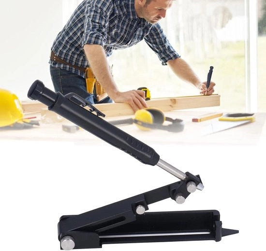 Gauge per scribing profondo multifunzionale con disegno pieghevole per lavorazione del legno precisa e marcatura di costruzione, ideale per carpentieri e ingegneri