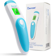 Termometro per la Fronte 3-in-1 - Termometro Infrarosso Digitale per Adulti e Bambini - Termometro Medico Senzatocco con Allarme Febbre