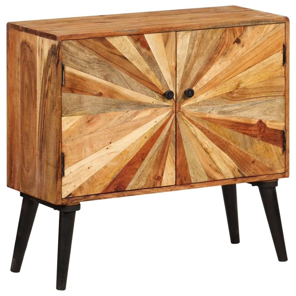 Buffet credenza mobiletto consolle mobile contenitore legno massello di mango 85 cm 4402217