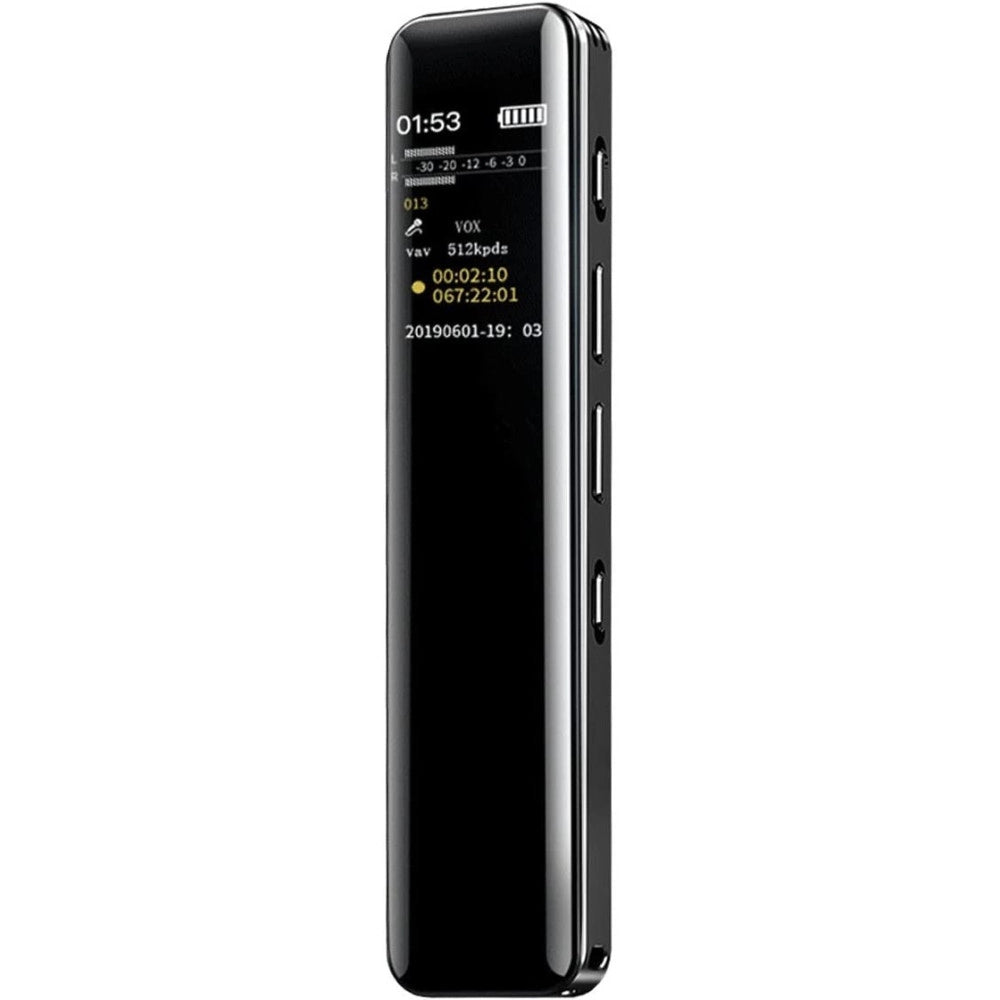 Trade Shop - Mini Registratore Vocale Audio Digitale 8gb Con Schermo Lcd Ricaricabile Q-lc501 -