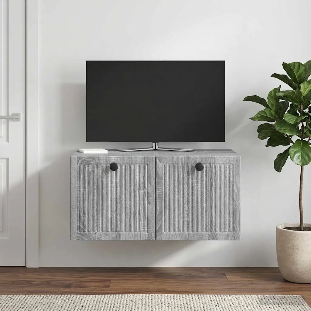 Mobile Porta TV da Muro Grigio Sonoma 59,5 x 41 x 30 cm 898001