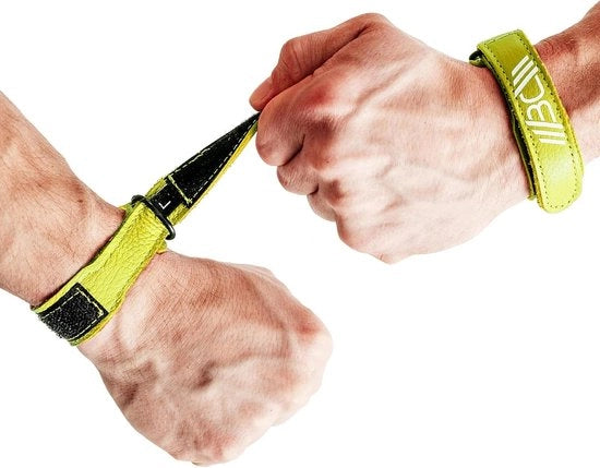 Supporti per polsi in pelle premium per sollevamento pesi olimpico - supporto per polso fitness - sollevamento pesi powerlifting - fasciatura per polso per allenamento di forza - crossfit