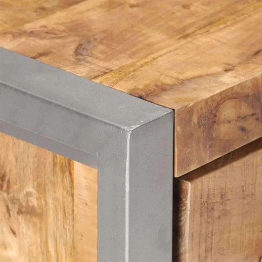 Credenza 60x35x70 cm in Legno di Mango Grezzo cod mxl 16477