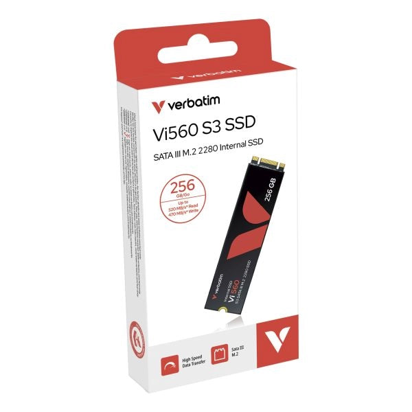 Ssd 256gb, velocita` di lettura fino a 520mb/s, velocita` di scrittura fino a 470mb/s, sata iii - VB1164
