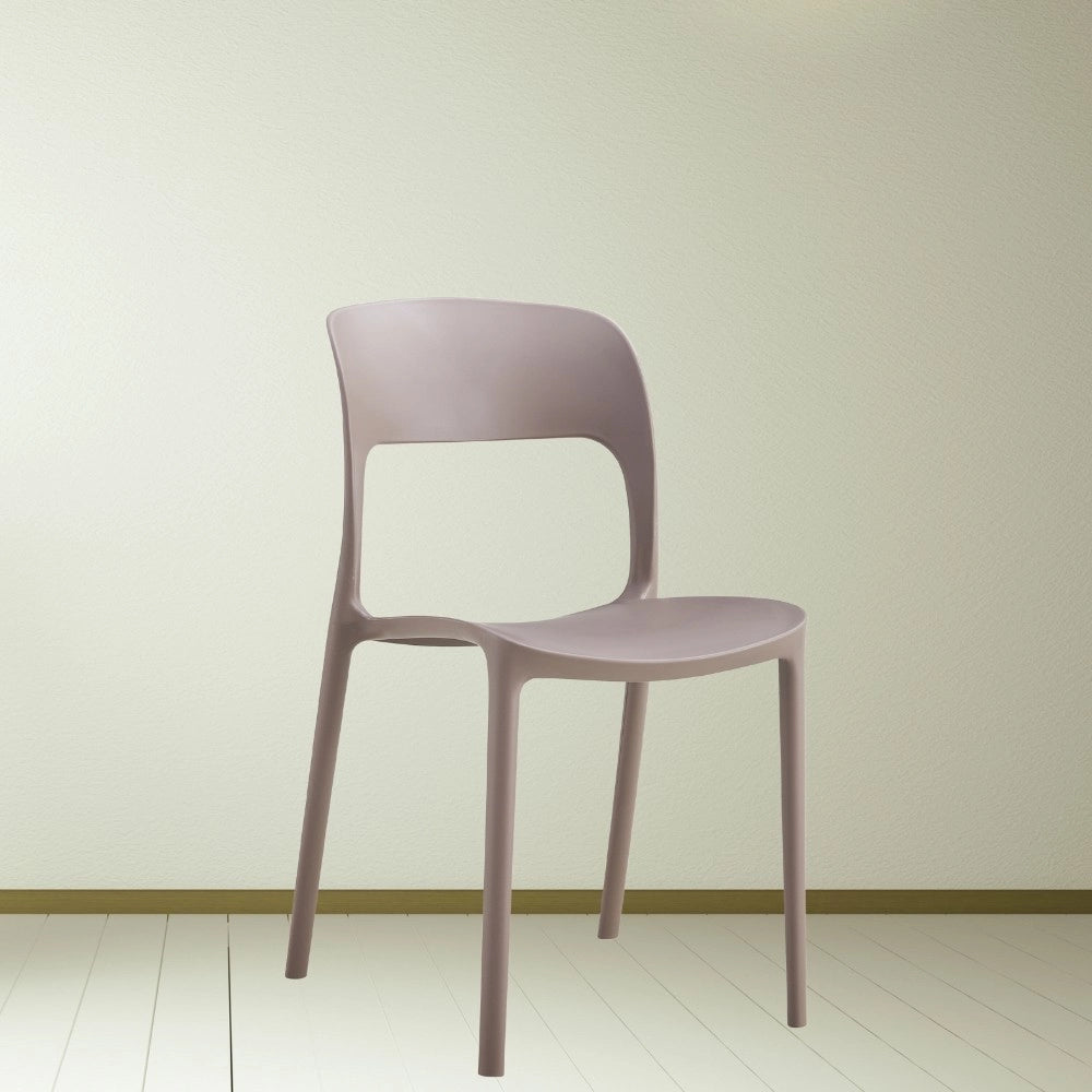 Sedia polipropilene 41x56,5x82,5 cm taupe