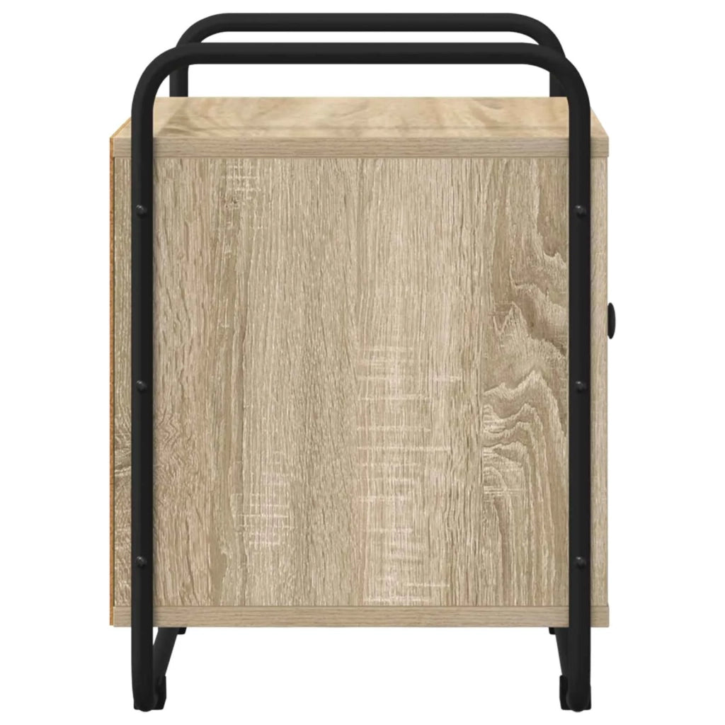 Armadio da Notte 2 pz Rovere Sonoma Legno ingegnerizzato 8007602