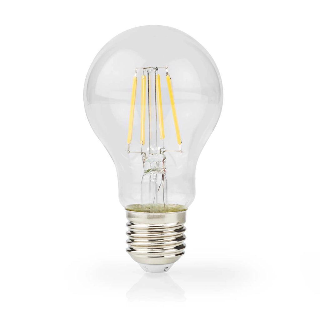 Lampadina E27 LED A60 a risparmio energetico 8W stile retrò Trasparente Nedis