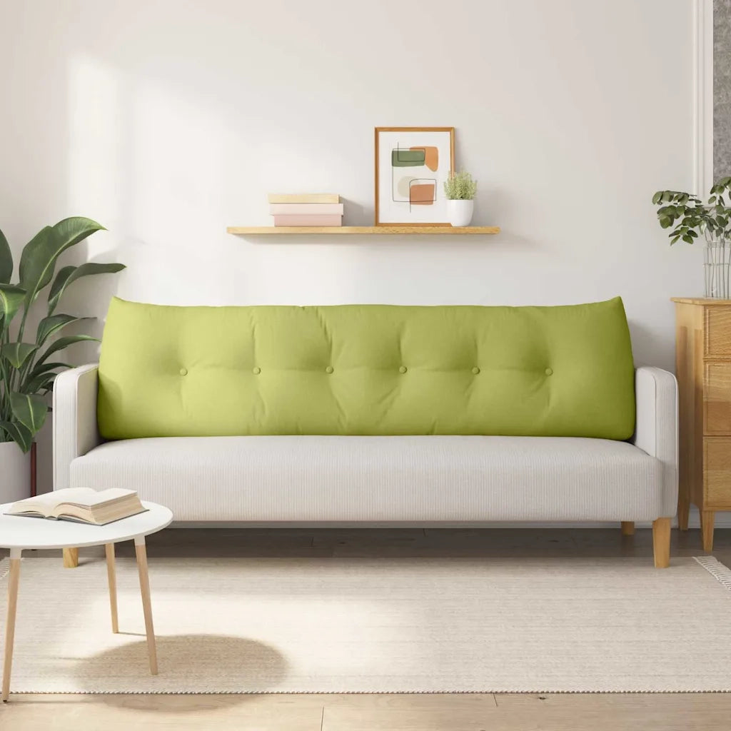 Cuscino per Schiena Verde chiaro 180 x 24 x 50 cm Tessuto