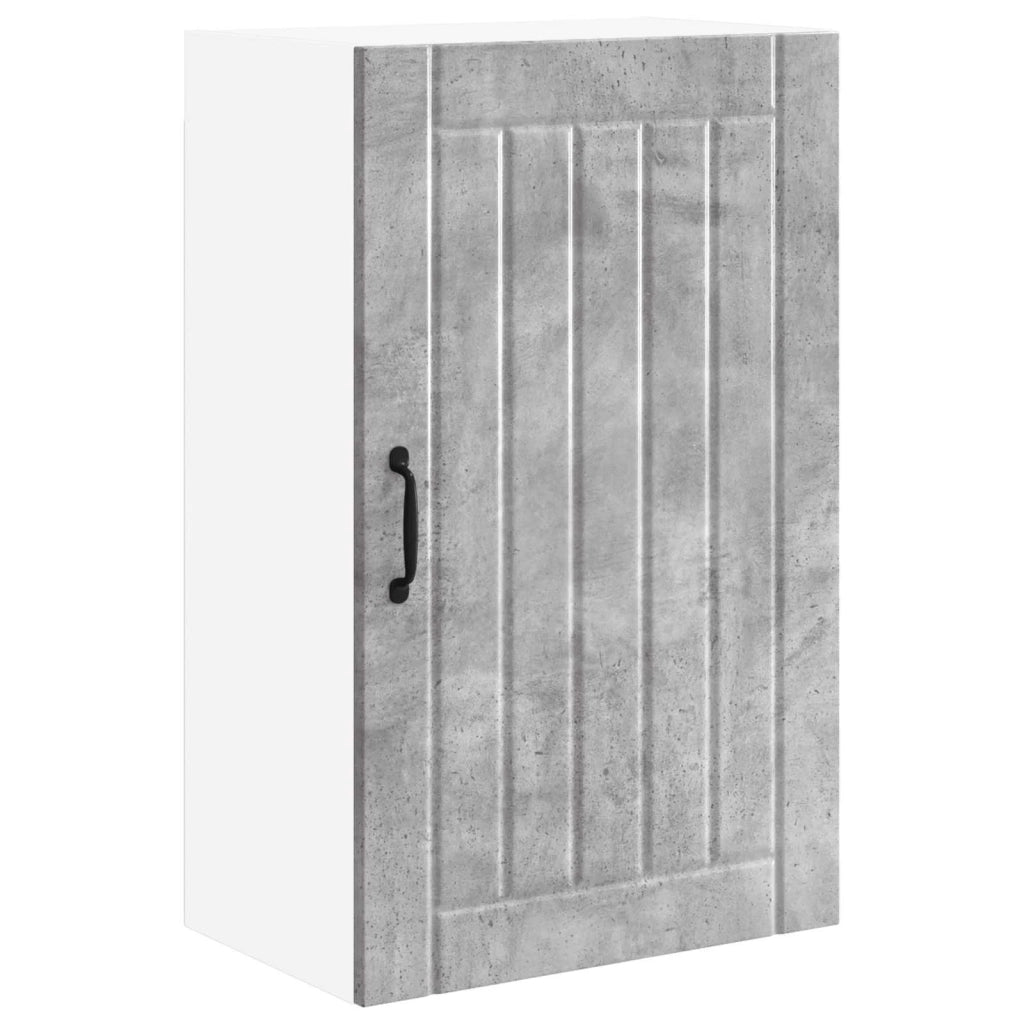 Pensile da cucina | Armadietto a muro LUCCA Grigio Cemento 50 x 31 x 80 cm