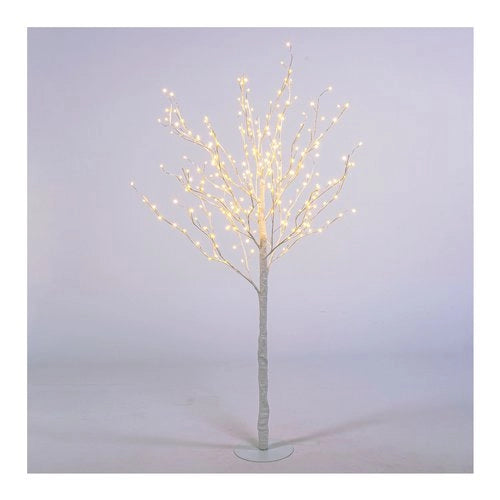 Albero natale lotti 75337 leccio 336 microled con giochi luce calda bi