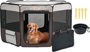 Casa per Animali Ren 600D Oxford Tela - Casa per Animali Opportuna 1168 x 1168 x 584 mm con 8 Pannelli di Seta - Adatto per Cani Conigli Gatti