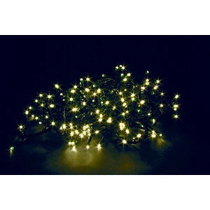 CATENA LUMINOSA A BATTERIA  60 LED C/GIOC BIA CALDO