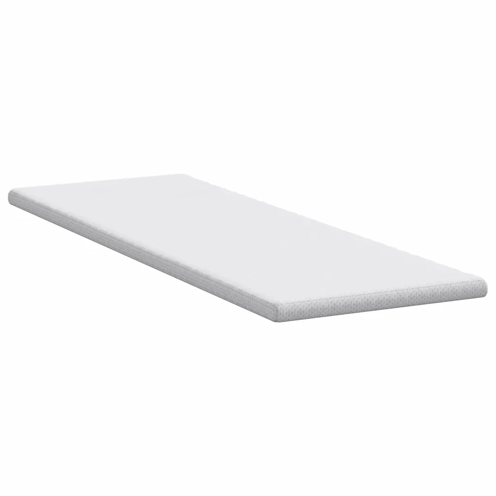 Topper per materasso Bianco 70 x 200 cm Tessuto Jacquard 4106198