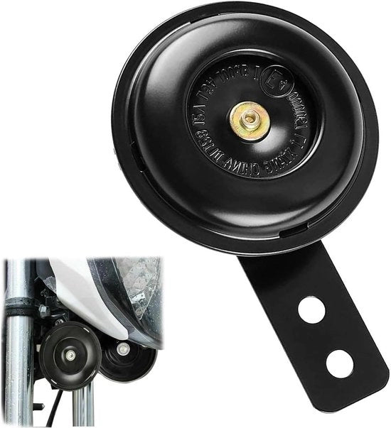 Fornitura di Altoparlante 12 V Universale per Auto e Motori - Altoparlante di Segnalazione con Capo di Frenata, adatto per Scooter, Motociclette, E-Scooter e Pocket Bikes