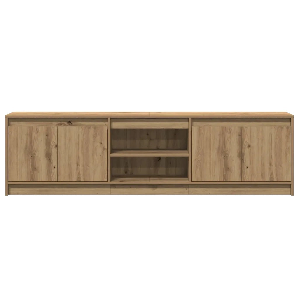 vidaXL Mobile TV Marrone 182 x 34 x 50 cm Legno multistrato