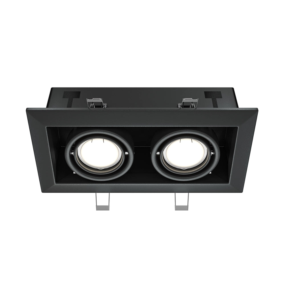 Faretto incasso soffitto Maytoni Metal Modern nero 2xGU10