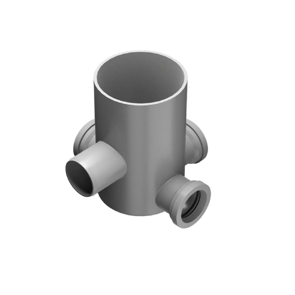 Pozzetto RG alto H 170 mm scarico Ø 40 scarichi per pavimento quattro vie scarico/ricevimento