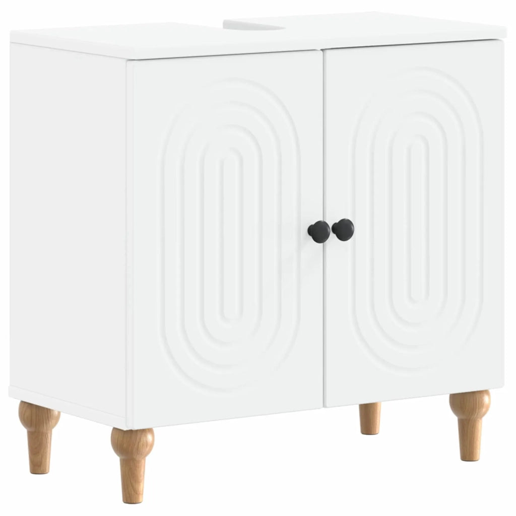 Armadio per Lavabo da Bagno ALKMAAR Bianco 59,5 x 31,5 x 59 cm 896125