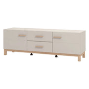 Paduli, Mobile Porta tv 2 Cassetti, 154x41.5x50.5h cm Beige
