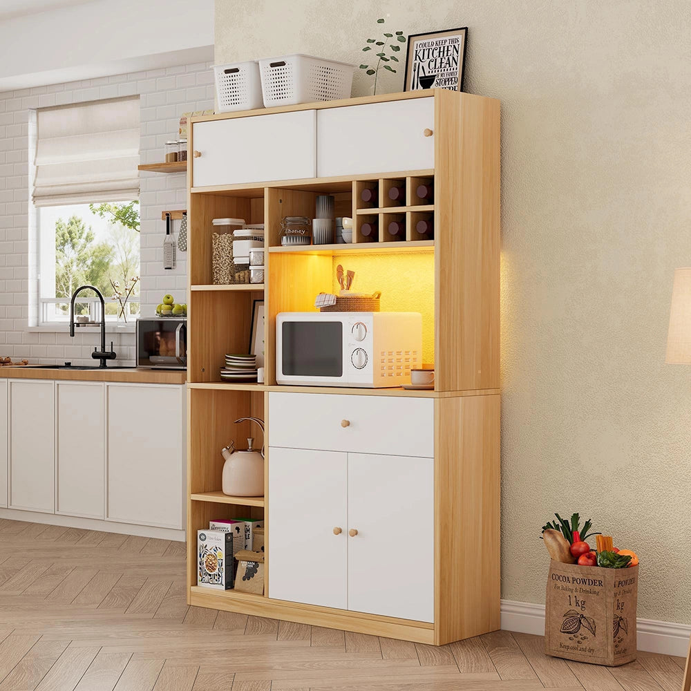 Mobile cucina LED - Xylo - 115x35x180cm 3 ante 1 cassetto