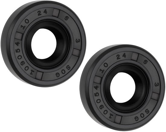 Due Pompe di Serbatoio in Gomma - 2 Pezzi - Diametro Esterno 24mm - Diametro Interno 10mm - Spessore 6mm - Compatibile con KTM 450 EXC EU 2009-2011 - Afdichting