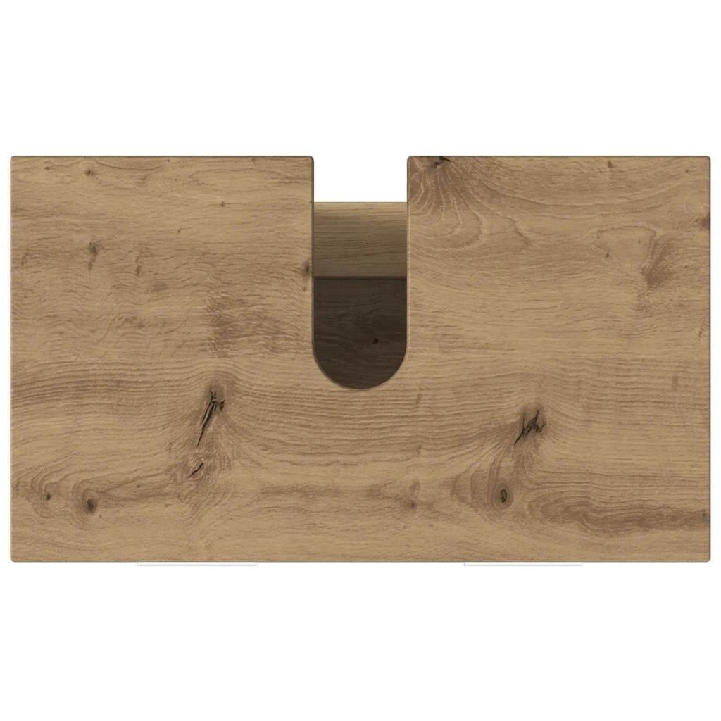 Mobiletto da bagno Rovere Artigianale 60 x 35 x 60 cm