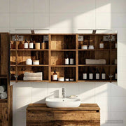 Set di Armadi da Bagno 3 pz 140 x 14,5 x 70 cm 3403790