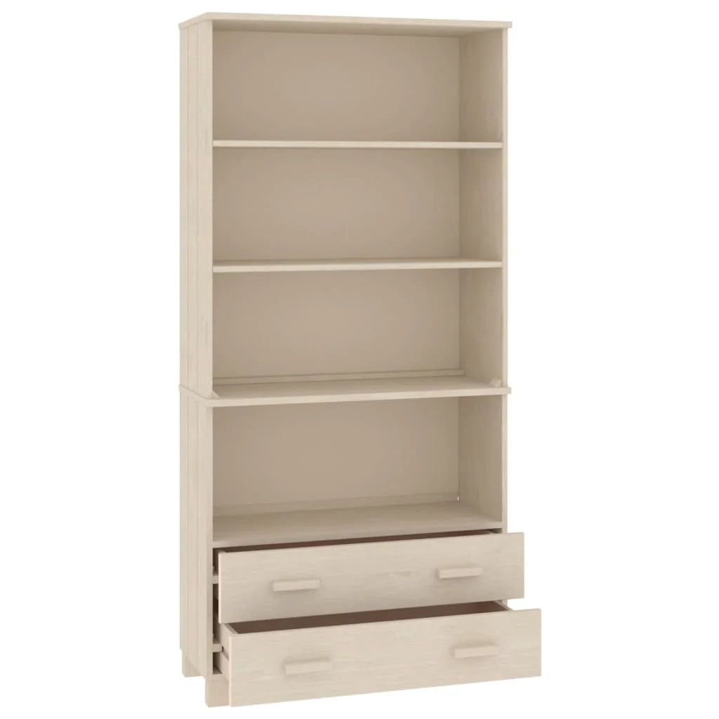 Buffet credenza cassettiera armadio mobile contenitore organizer cucina soggiorno salotto legno massello di pino marrone miele 02_0032151