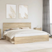 Struttura del letto Sonoma 200 x 200 cm Pino massello 3410967