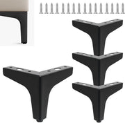 Set di supporti metallici per mobili - duraturi e multifunzionali - confezione da 4 - acciaio