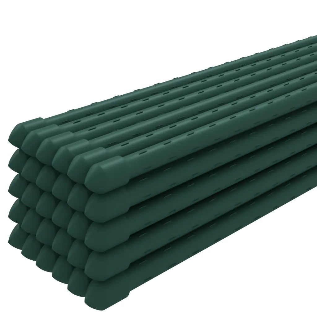 Supporti per Piante da Giardino 30 pz Verde 60 cm Acciaio CFW1374803