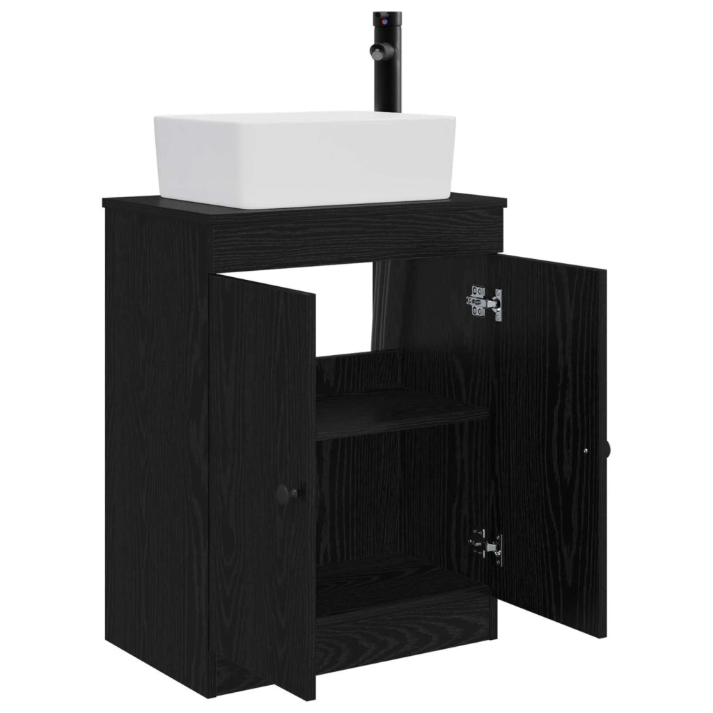 Mobile da bagno con lavabo Nero 54 x 35 x 83 cm 890131