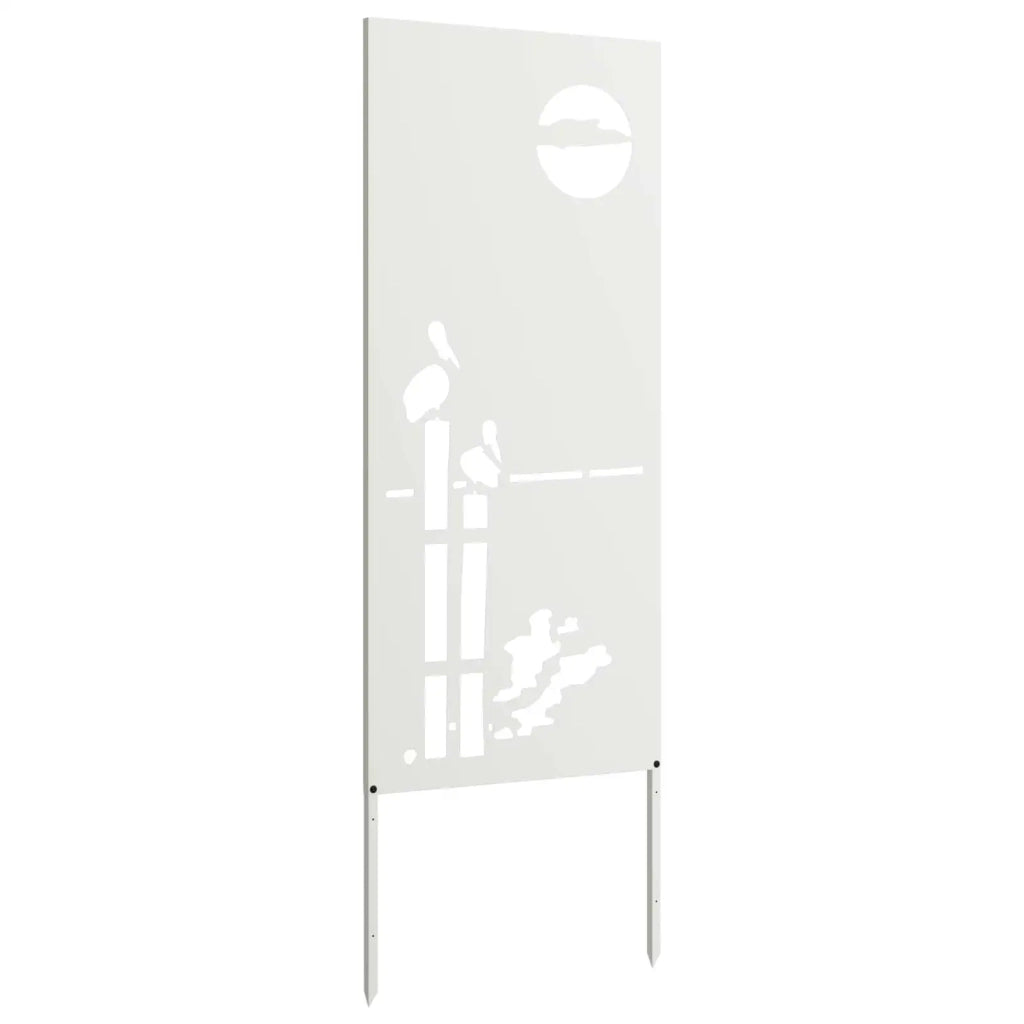 Schermo per privacy in giardino Traforo Bianco 50 x 140 cm CFW2281763
